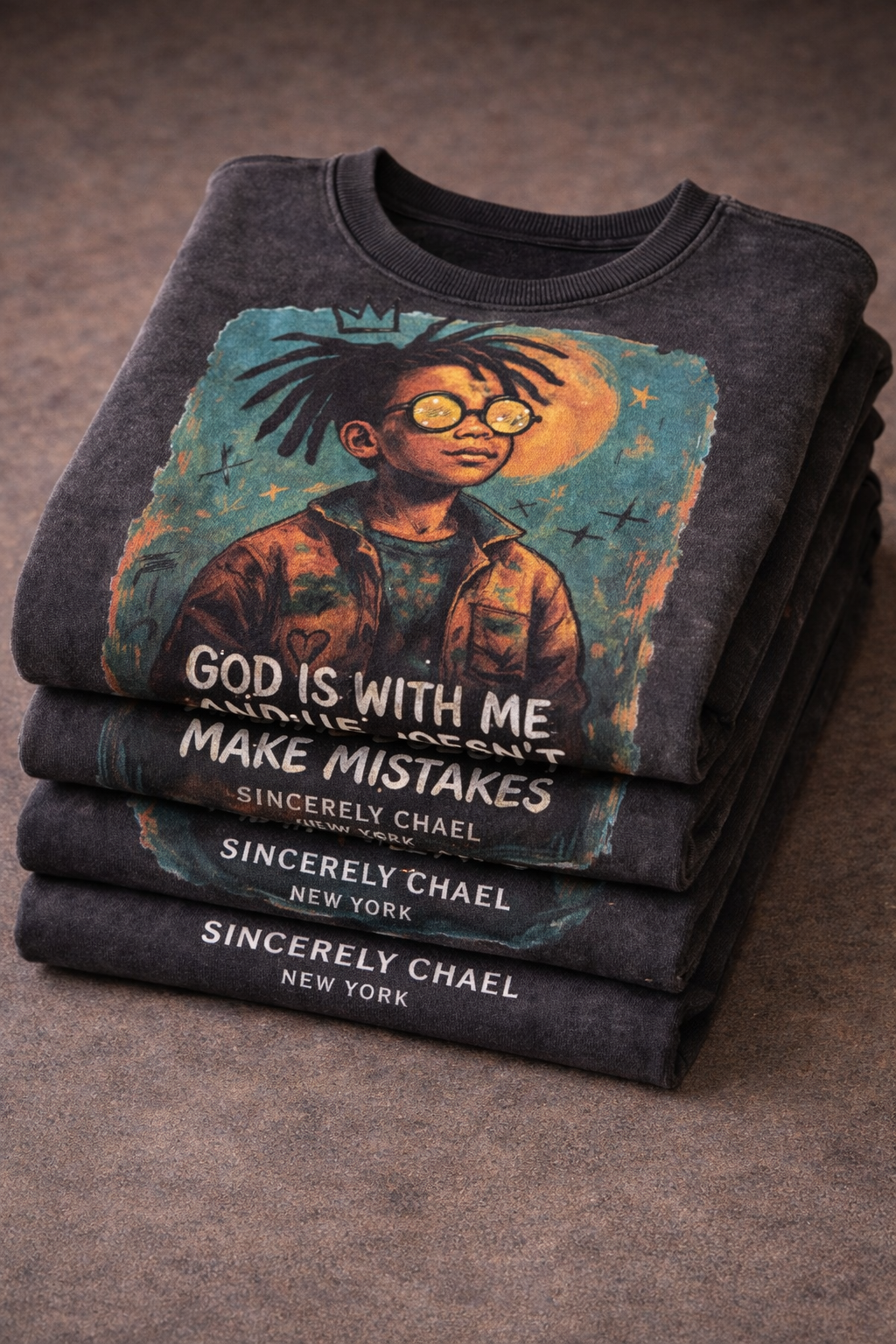 SCNY 10430 | God Is With Me Messenger Sweater