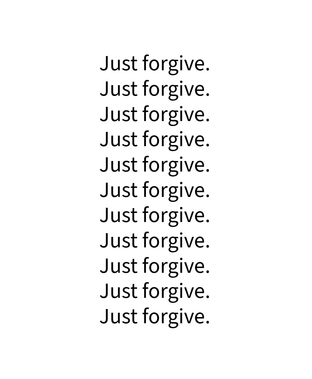 Just Forgive Messenger Tee