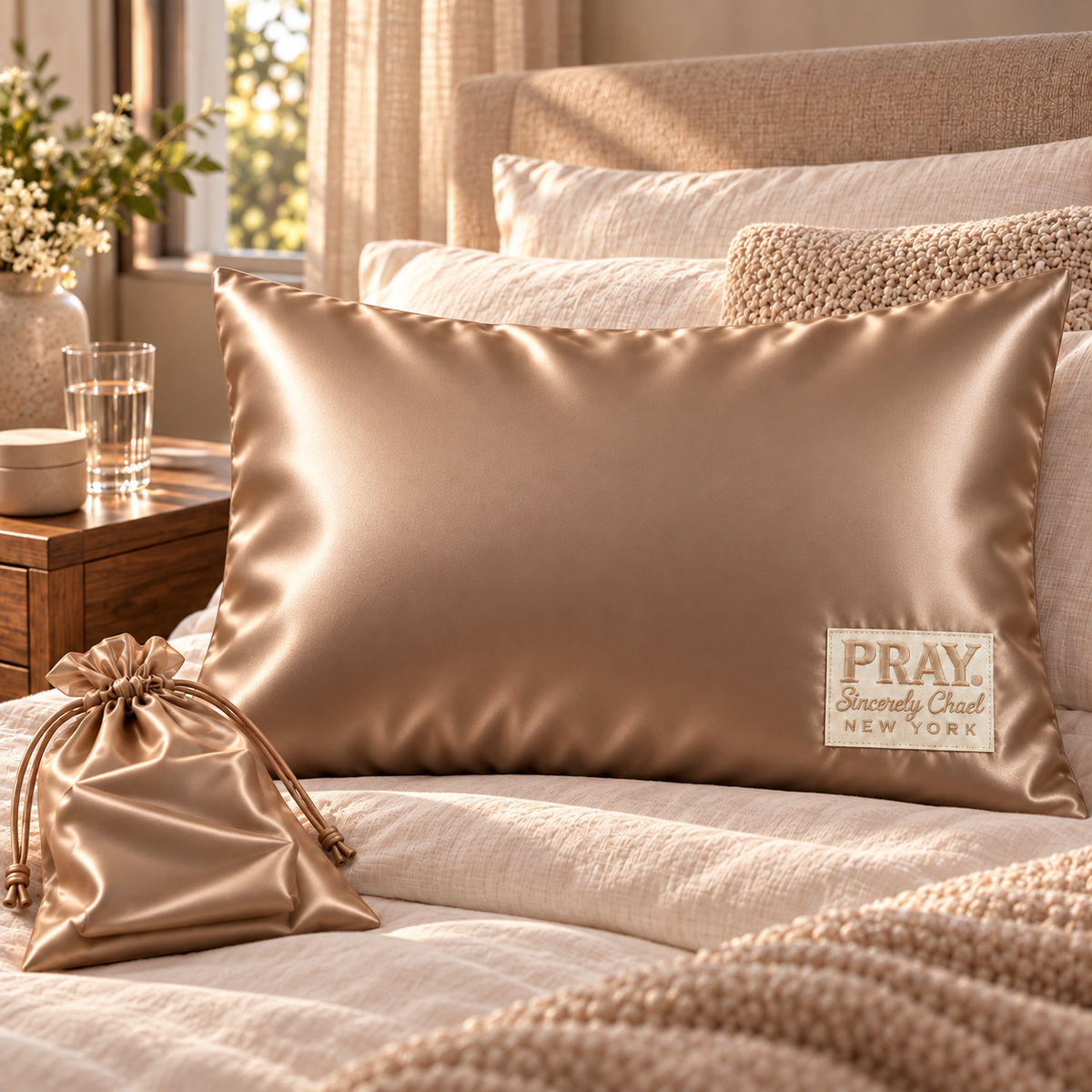 SCNY 10414 | Temple Reset™ Cool-Touch Satin Pillowcase