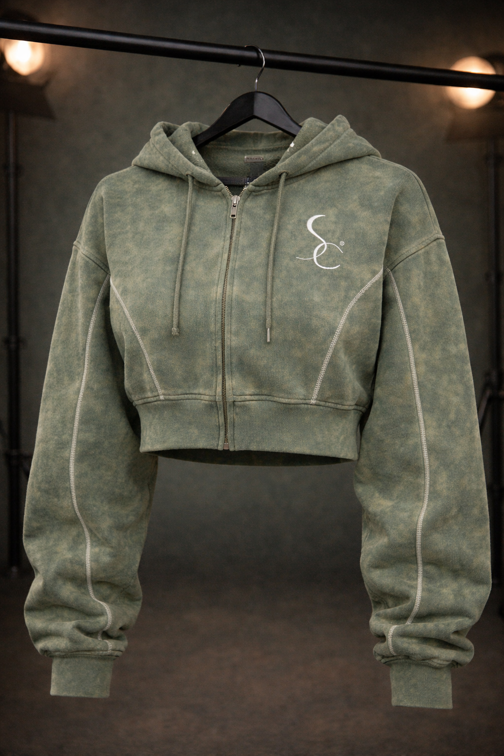 SCNY 10417 | Planted In Purpose Crop Hoodie